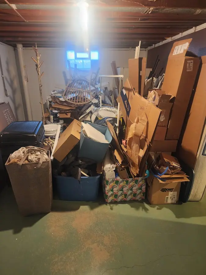 Roll-off dumpster container at job site for 20 Yard Dumpster Rental in Lockeford